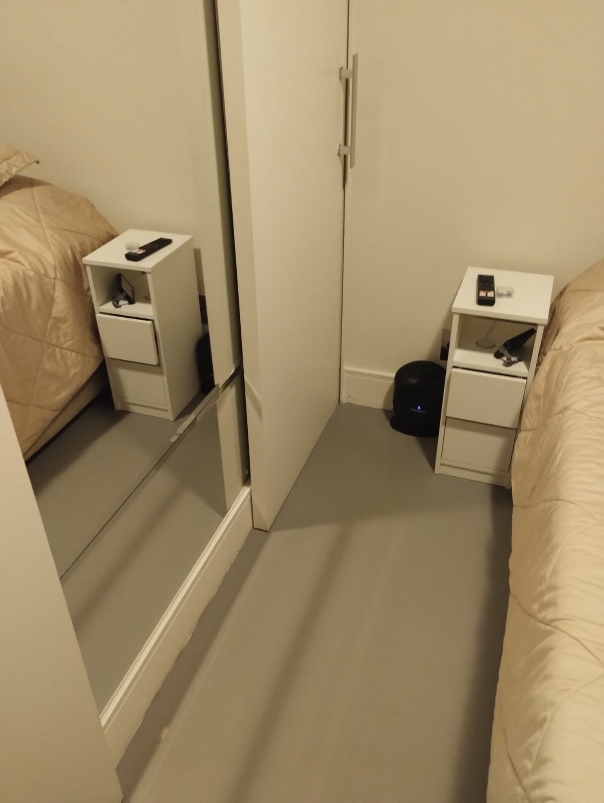 Manutenção de porta de correr